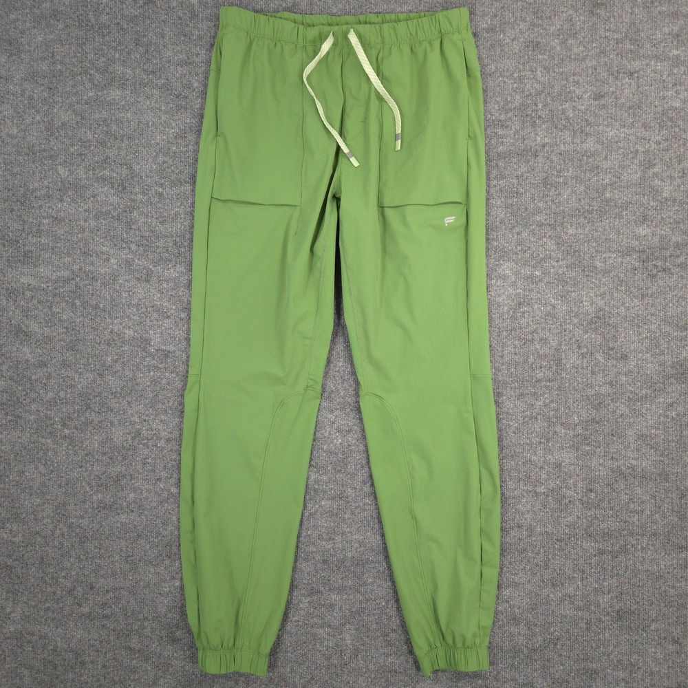 Fabletics The One Jogger Pants Mens L Green Neo Olive Performance Gym Train Run